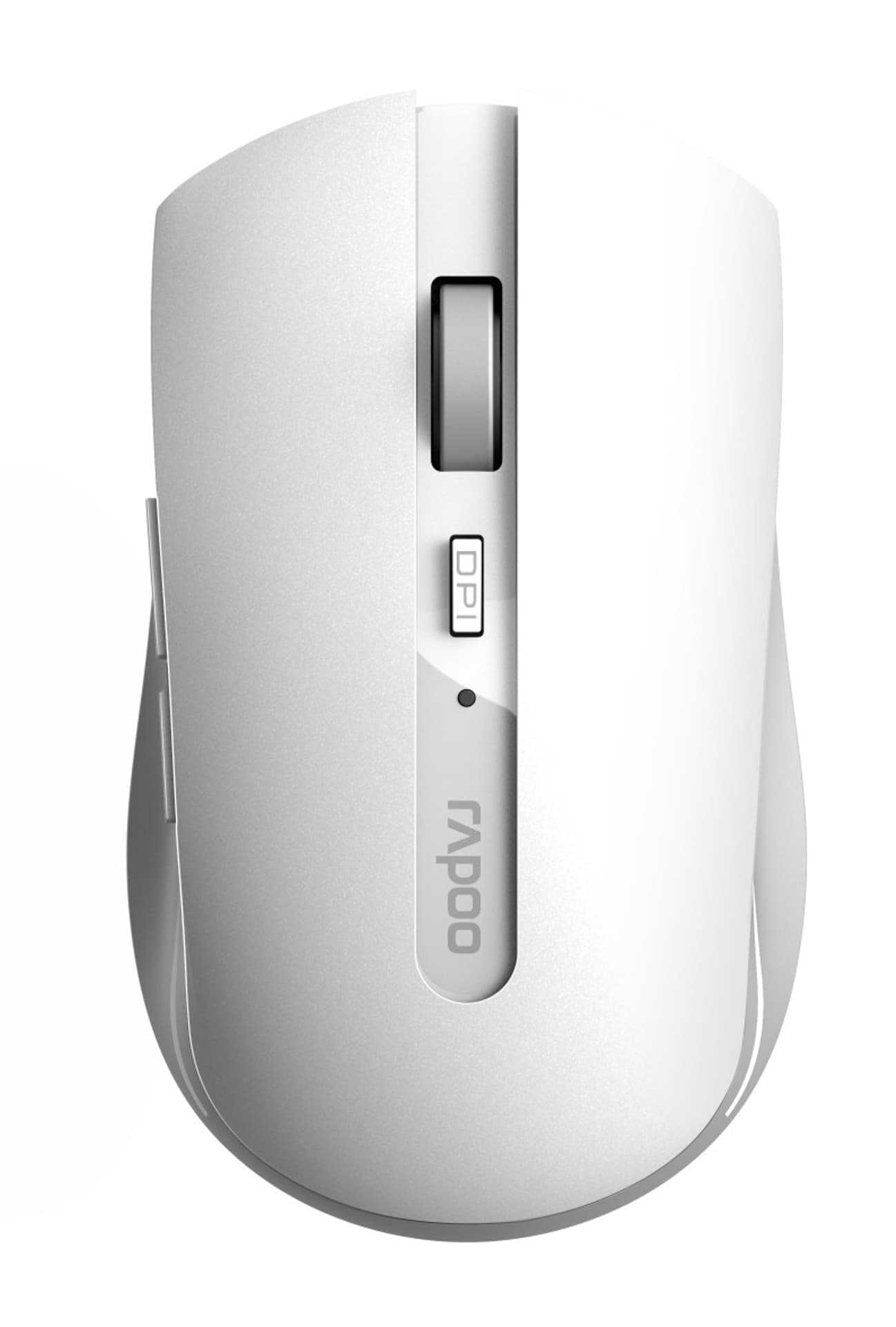 

Mysz optyczna bezprzewodowa 2.4GHz+BT 7200M biała