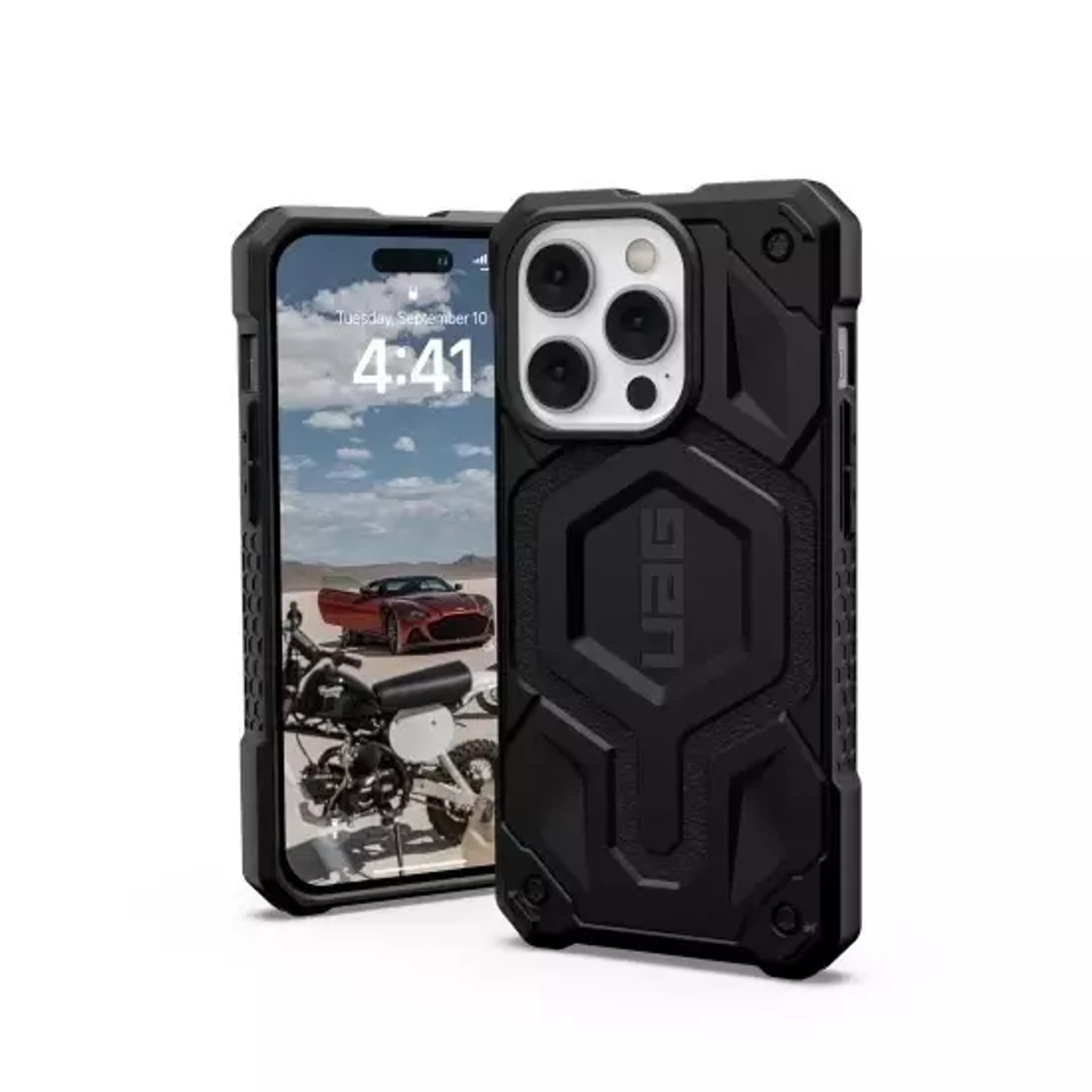 

UAG Monarch - obudowa ochronna do iPhone 14 Pro Max kompatybilna z MagSafe (black)