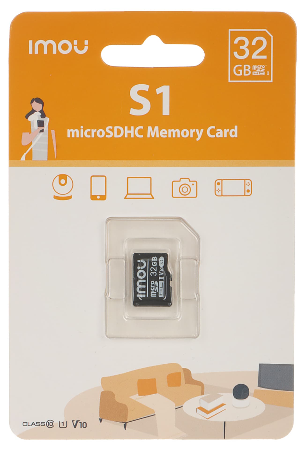 

KARTA PAMIĘCI ST2-32-S1 microSD UHS-I, SDHC 32 GB IMOU