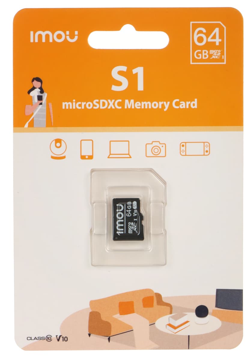 

KARTA PAMIĘCI ST2-64-S1 microSD UHS-I, SDXC 64 GB IMOU