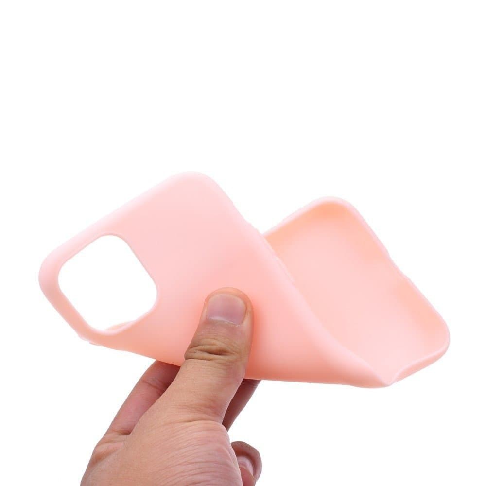 

Etui Silicone case elastyczne silikonowe IPHONE 11 różowe