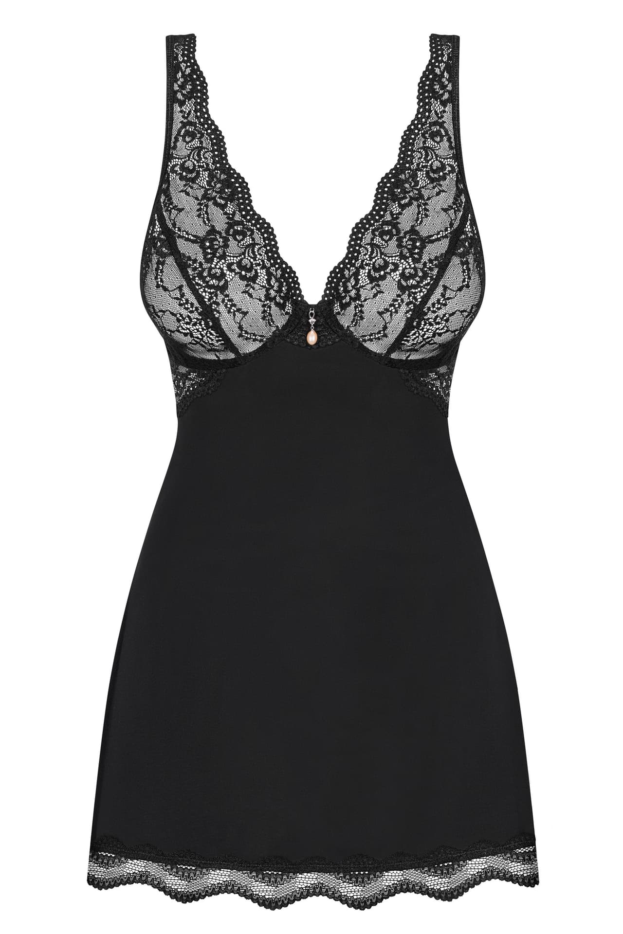 

KOMPLET BABYDOLL LUVAE (kolor czarny, rozmiar S/M)