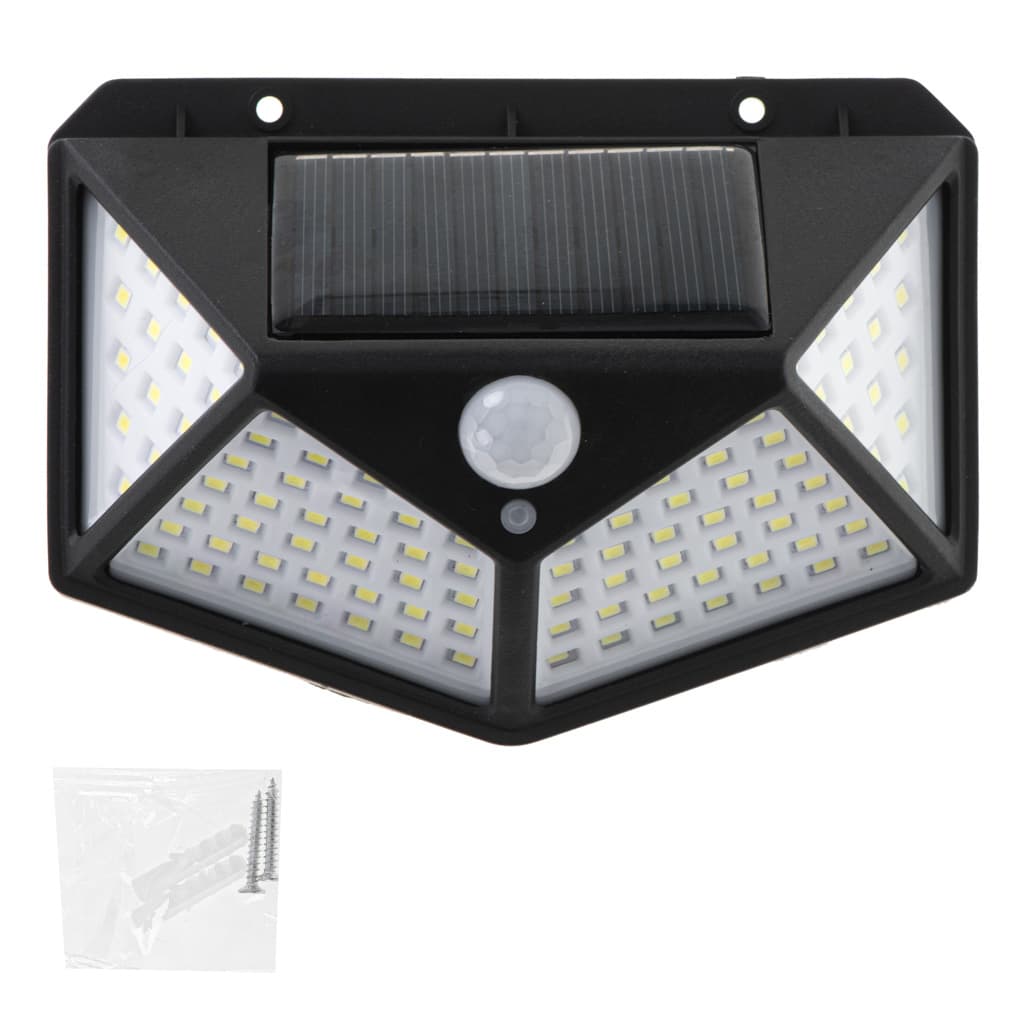 

Lampa solarna czujnik ruchu i zmierzchu 100 LED