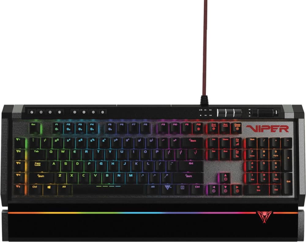 

Klawiatura mechaniczna Patriot Memory Viper V770 RGB PV770MRUMXGM (USB 2.0; (US); kolor czarny)