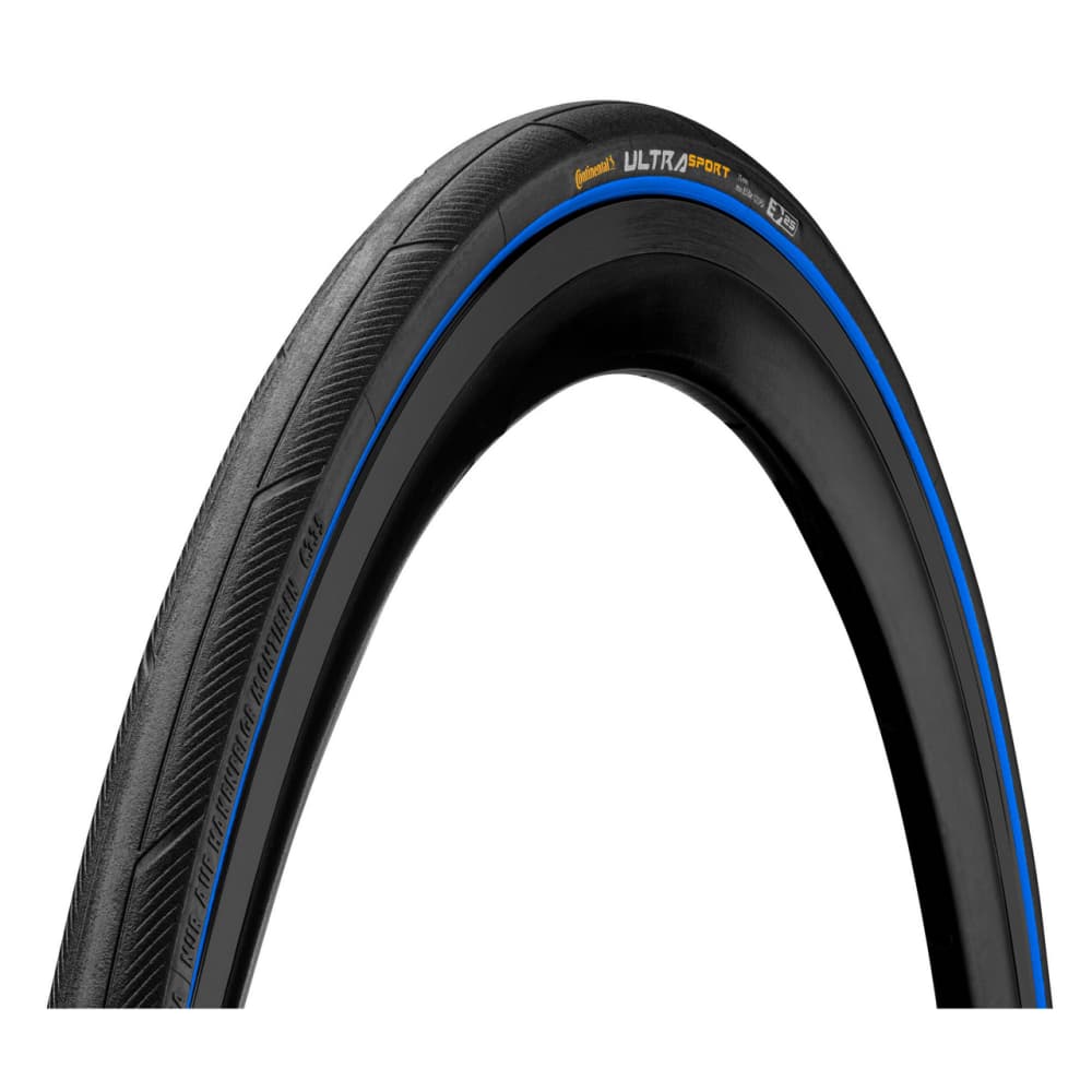 

Opona szosowa Continental Ultra Sport III PureGrip 700 x 25C czarno-niebieska zwijana