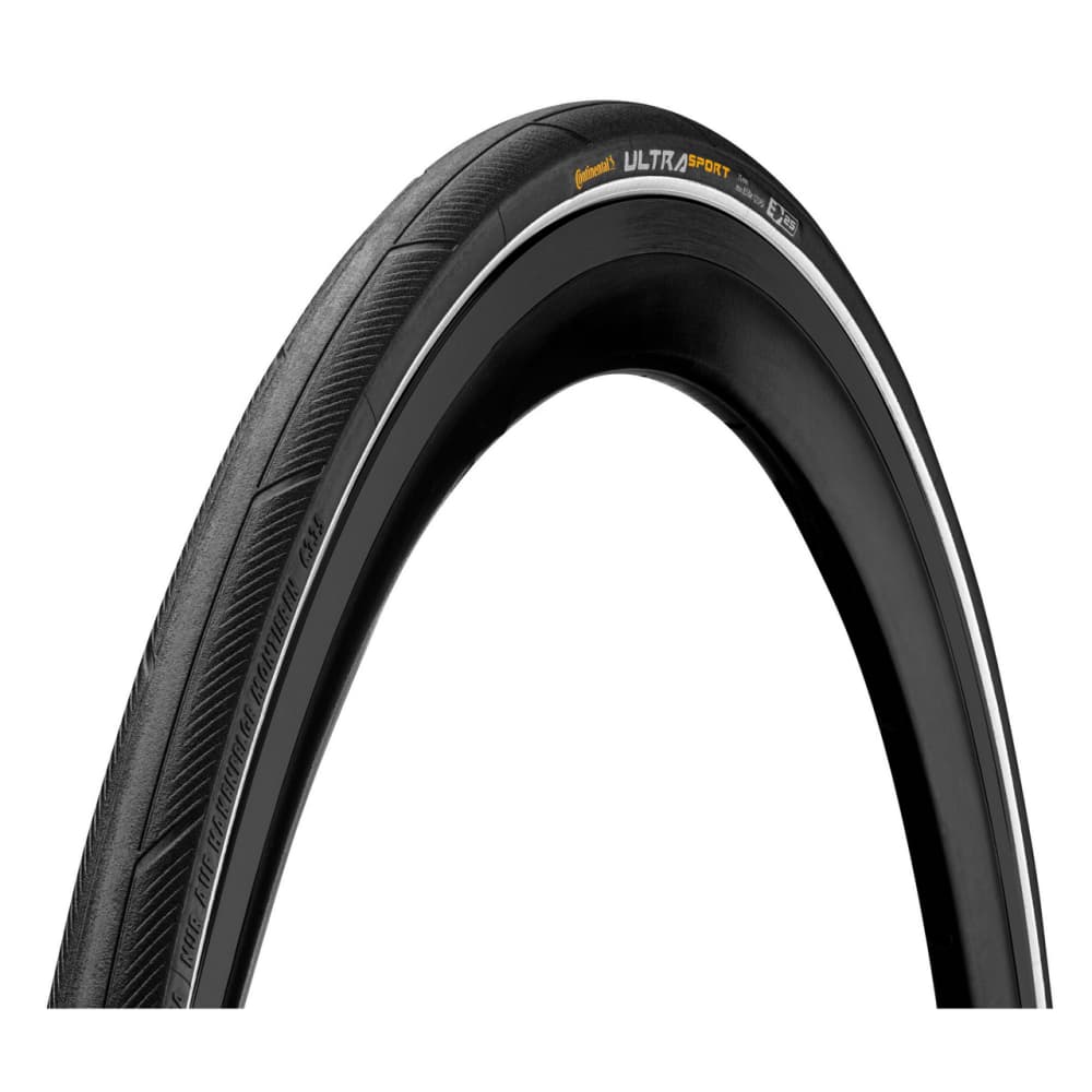 

Opona szosowa Continental Ultra Sport III PureGrip 700 x 25C czarno-biała zwijana