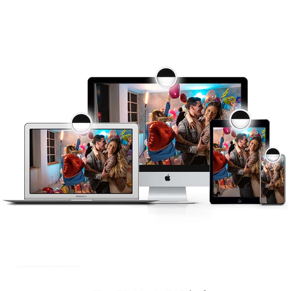 

Lampa pierścieniowa do zdjęć Selfie Ring LED Lamp Czarna