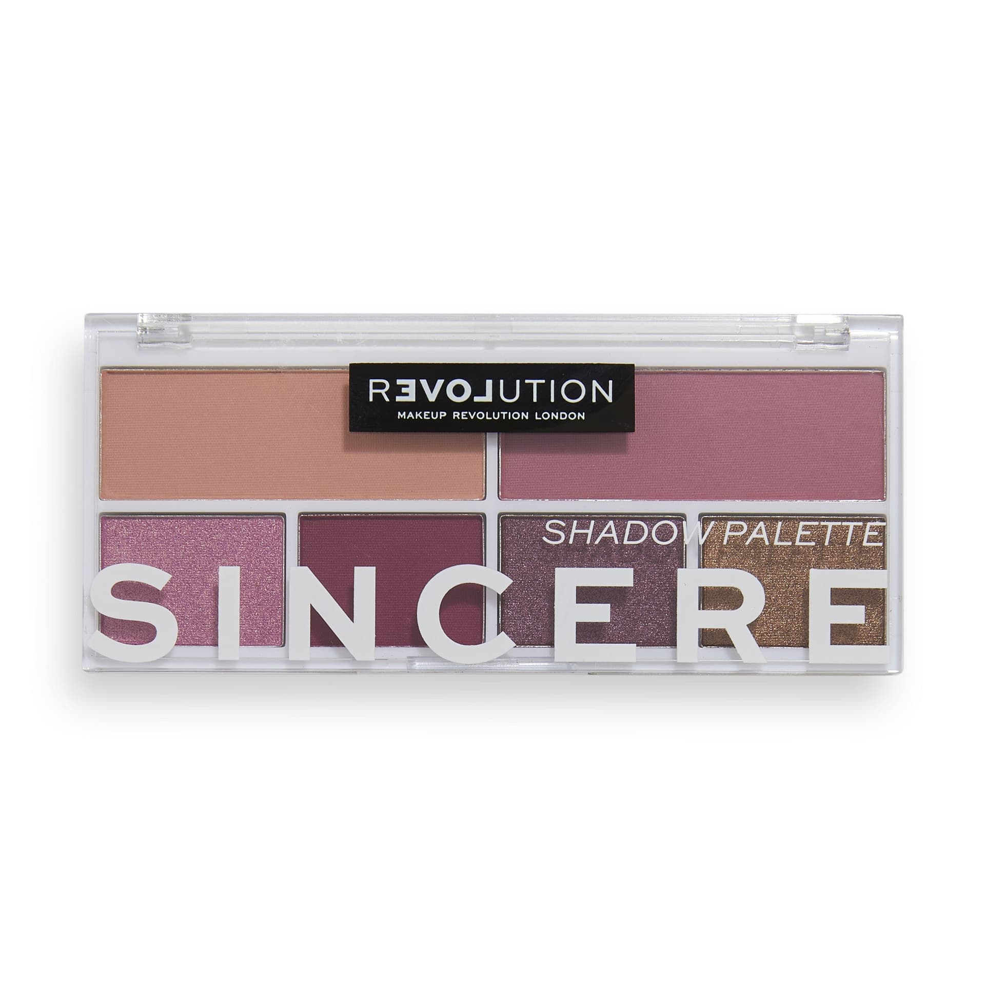 

Makeup Revolution Relove Paletka cieni do powiek (6) Sincere 1szt, 6) sincere 1sz