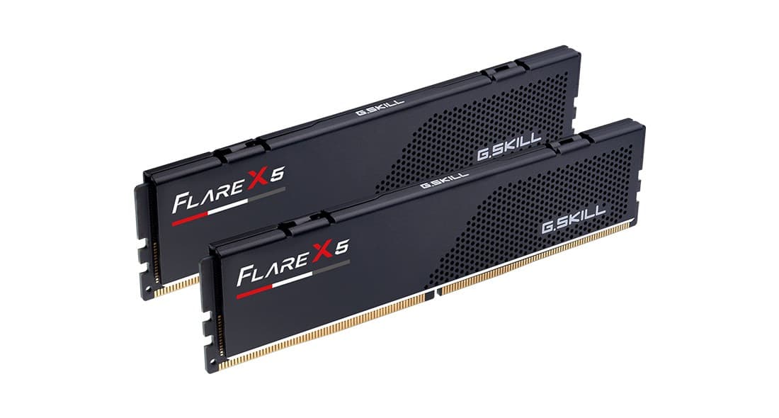 

G.SKILL FLARE X5 AMD DDR5 2X16GB 6000MHZ CL36-36 EXPO BLACK F5-6000J3636F16GX2-FX5