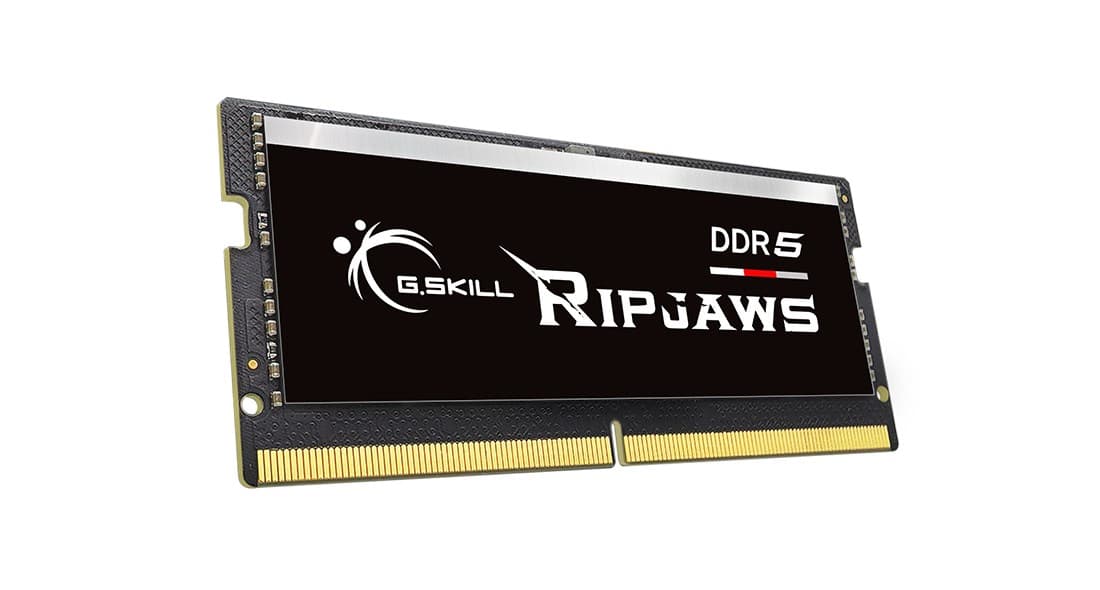 

G.SKILL RIPJAWS SO-DIMM DDR5 2X16GB 5600MHZ CL40-40 1,1V F5-5600S4040A16GX2-RS