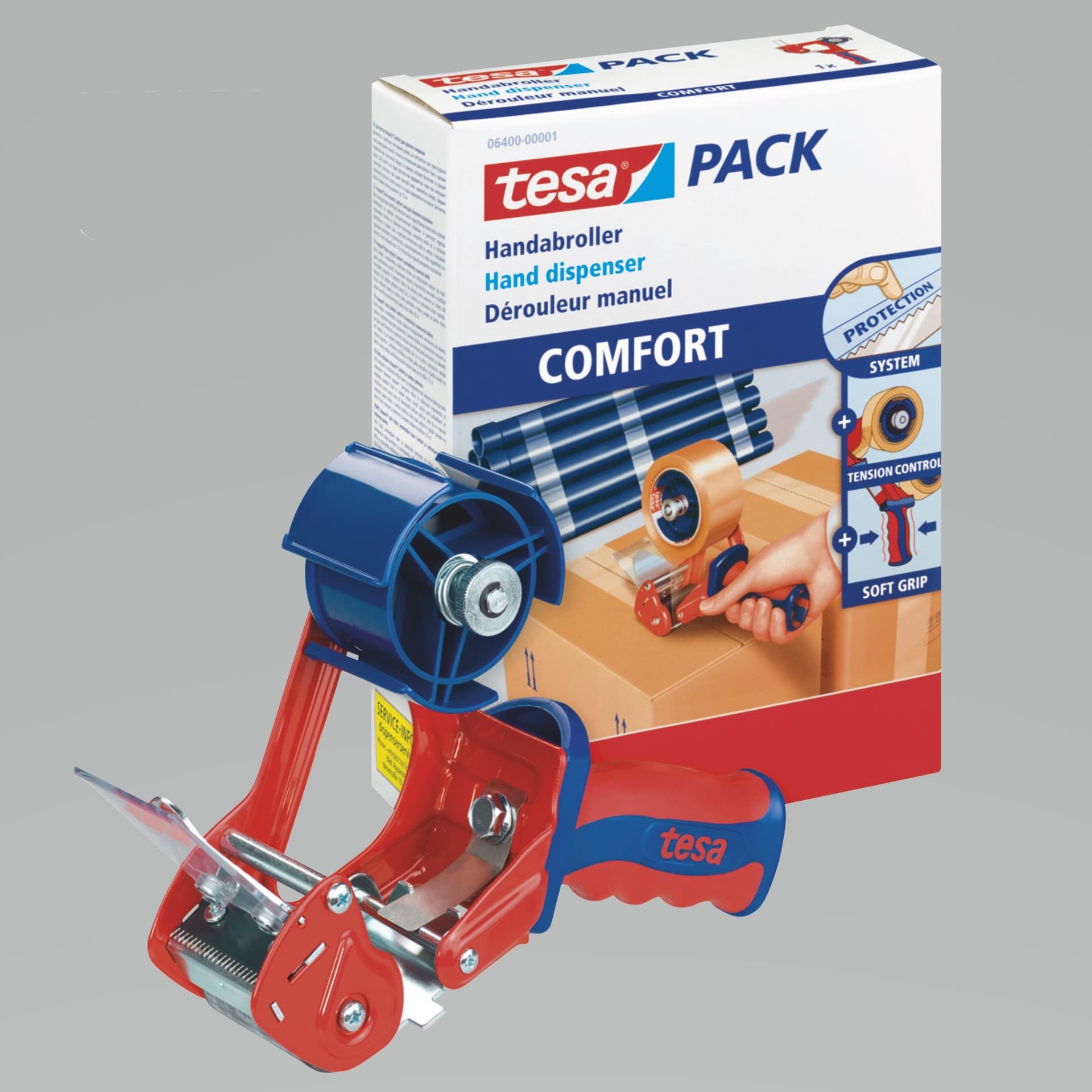

Dyspenser do taśmy pakowej TESA TESApack COMFORT (06400-00001-03)