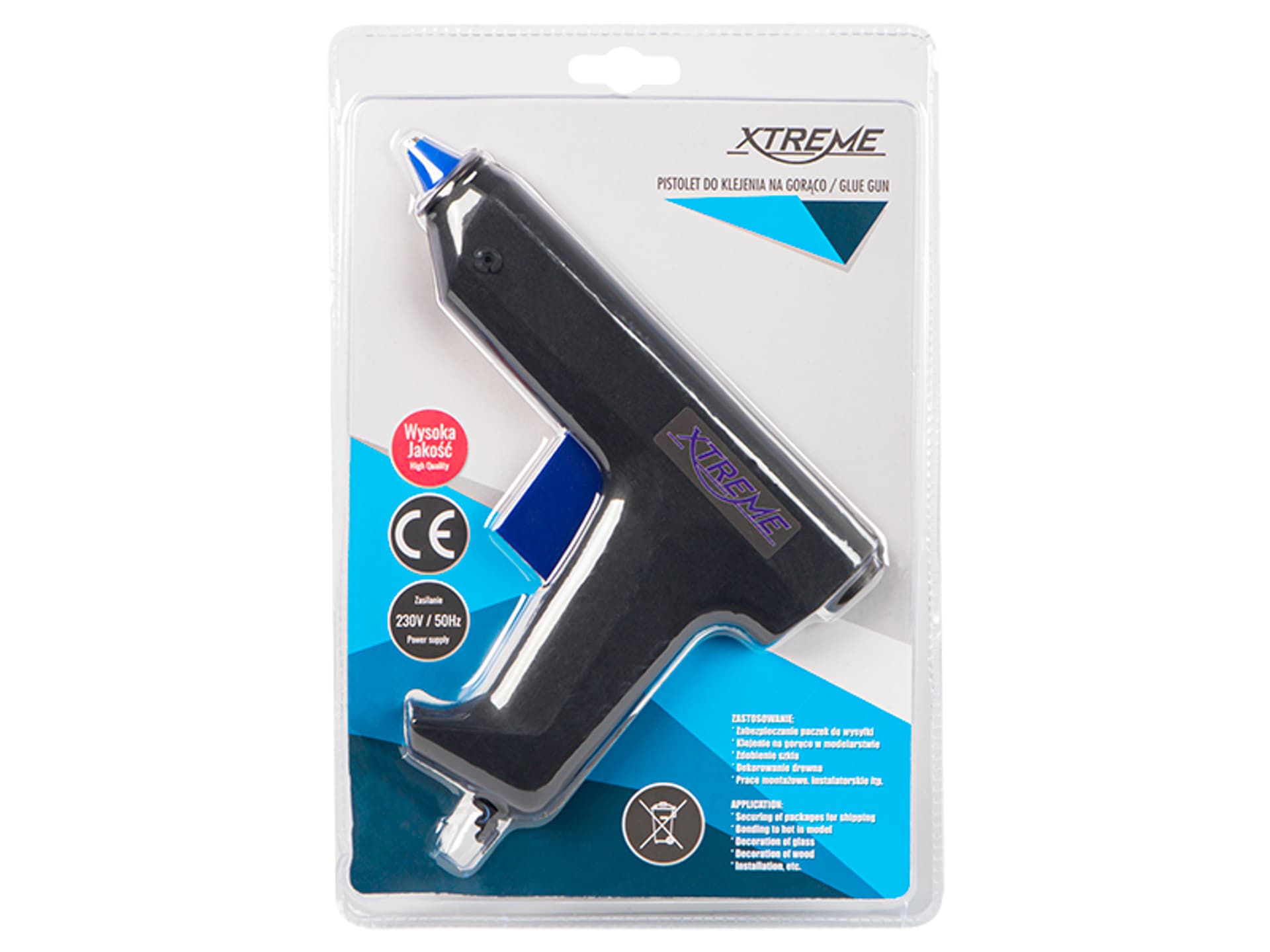 

14-202# Pistolet do kleju 11mm 80w xtreme