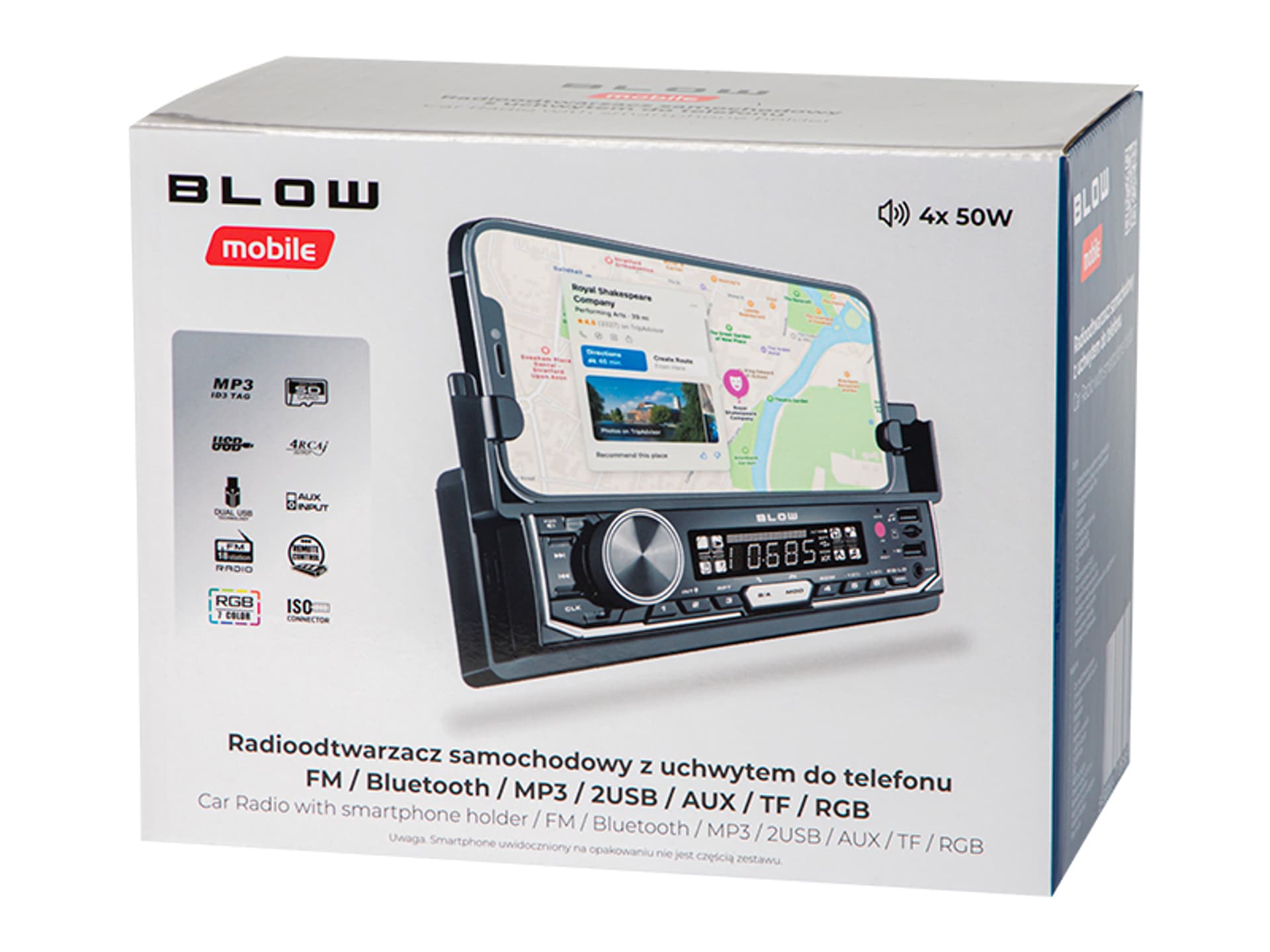 

78-357# Radio blow avh-8970 mp3/bt/uchwyt smart.