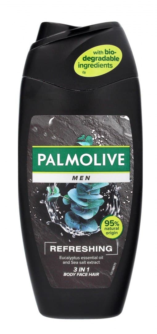 

Palmolive Men Żel pod prysznic 3w1 Refreshing - olejek eukaliptusowy i ekstrakt z soli morskiej 250ml