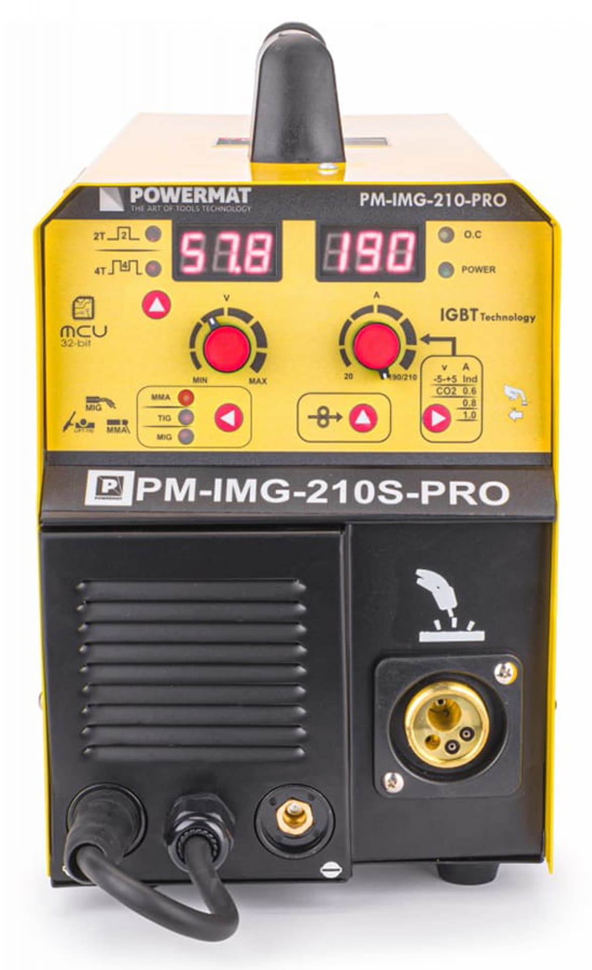 

Migomat inwertorowy 210A MIG MAG MMA TIG Powermat
