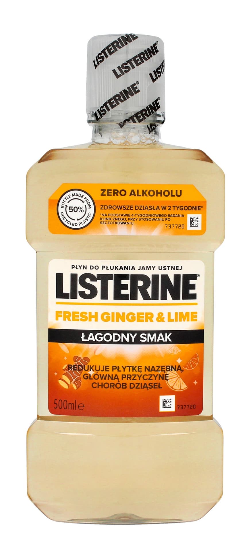 

Listerine Ginger & Lime Płyn do płukania jamy ustnej Łagodny Smak 500ml