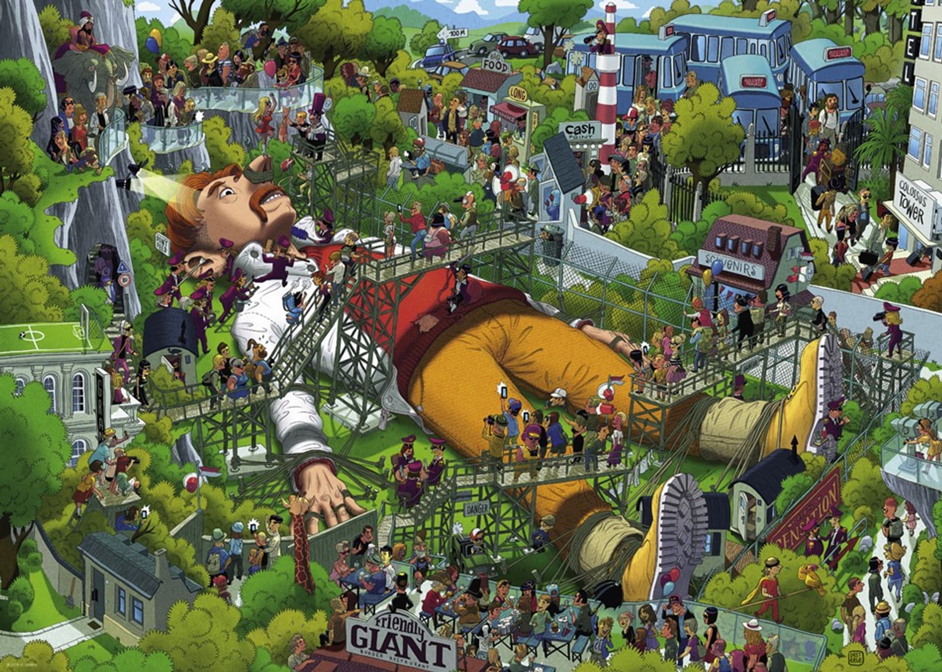 

Puzzle 1000 elementów - Guliwer