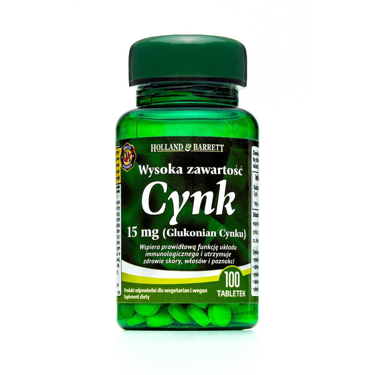 

Silnie Działający Cynk 100 Tabletek 15mg