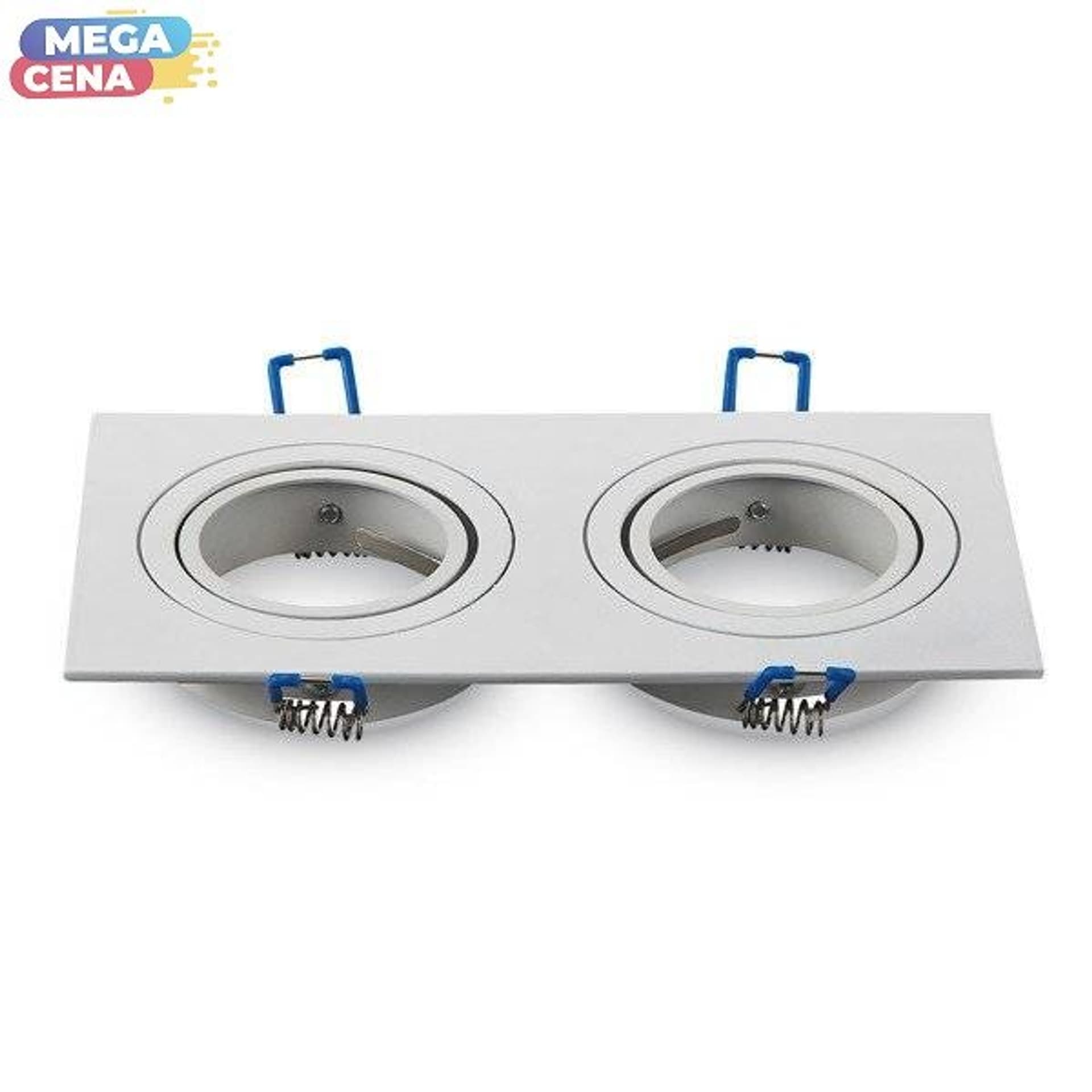 

V-TAC Oprawa LED VT-783SQ-WH 2XGU10 173x91x25mm Aluminium Biała kwadratowa