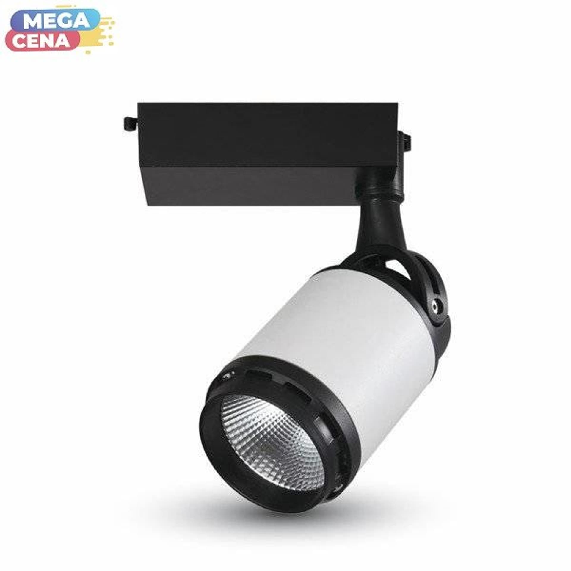 

V-TAC Reflektor szynowy LED VT-4512 Biało-Czarna obudowa