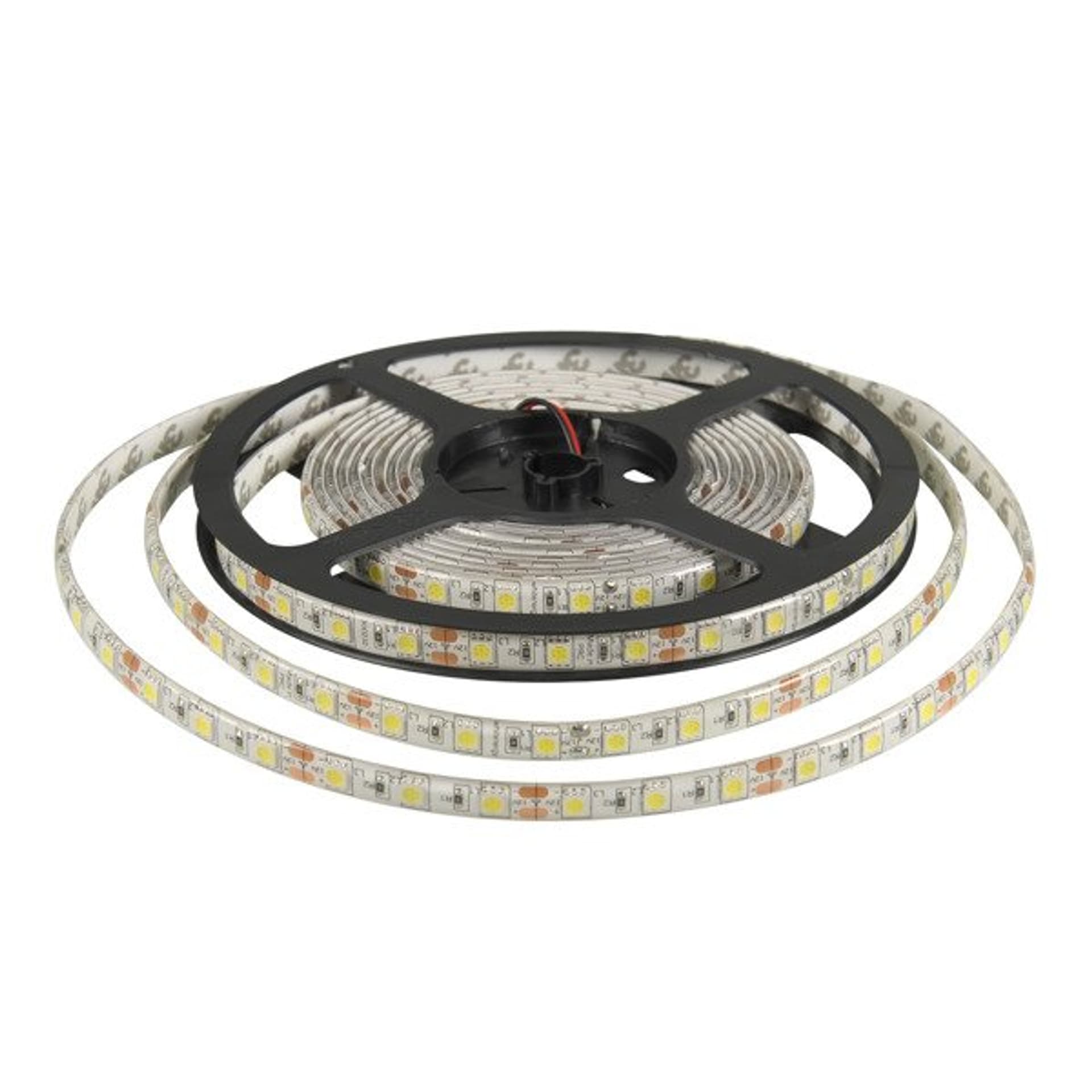 

Whitenergy Taśma LED 5m 60szt/m SMD5050 14.4W/m 12V IP65 10mm zimna biała bez konektora