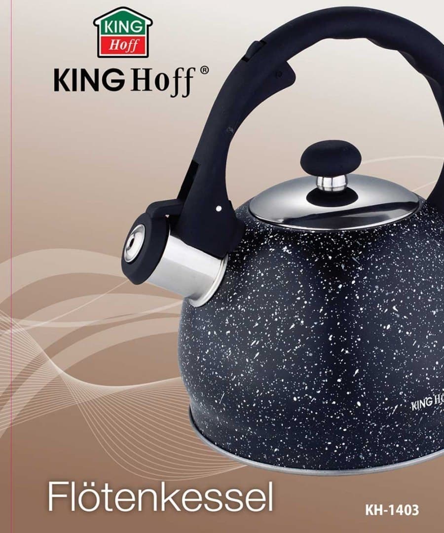 

CZAJNIK Z GWIZDKIEM 2L KINGHOFF KH-1403 MARBLE