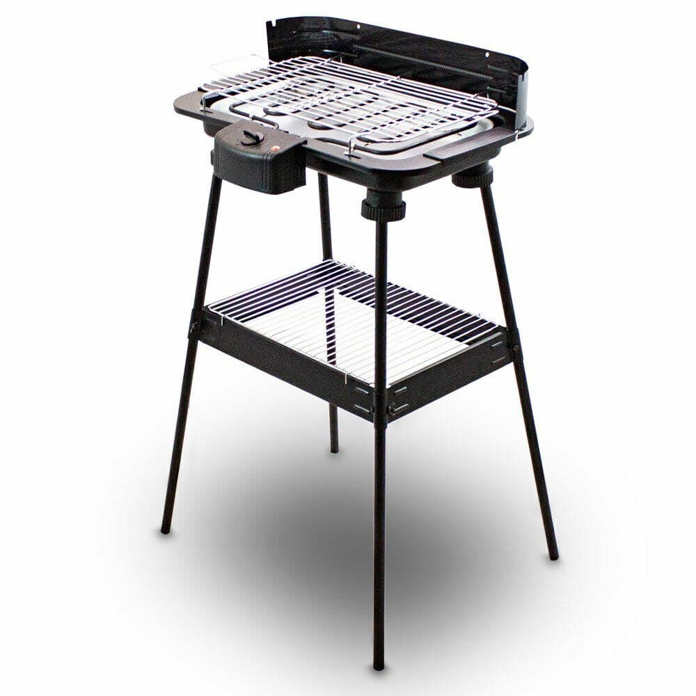 

Elektryczny Grill Balkonowy na taras Wolnostojący 2000W Ogrodowy stołowy