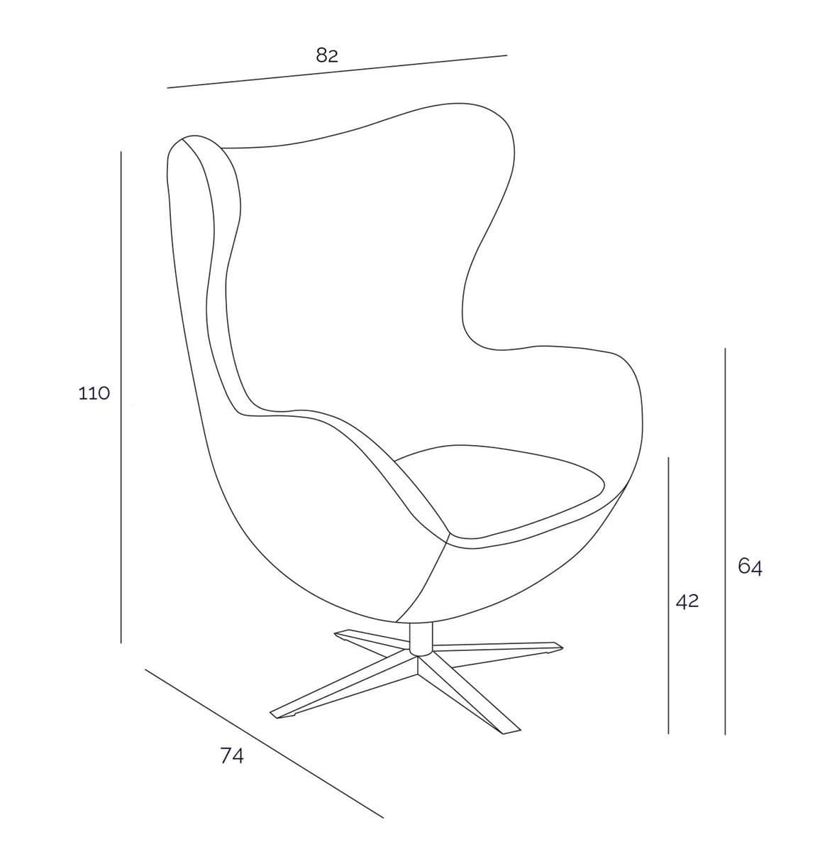 

Fotel Jajo Soft wełna czerwony JA-2712