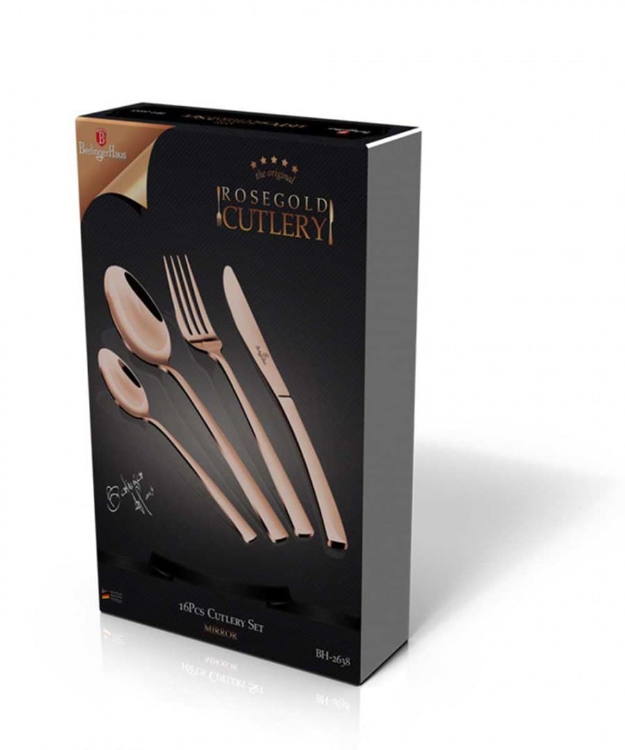 

SZTUĆCE 16 ELEM. BERLINGER HAUS BH-2638 ROSE GOLD