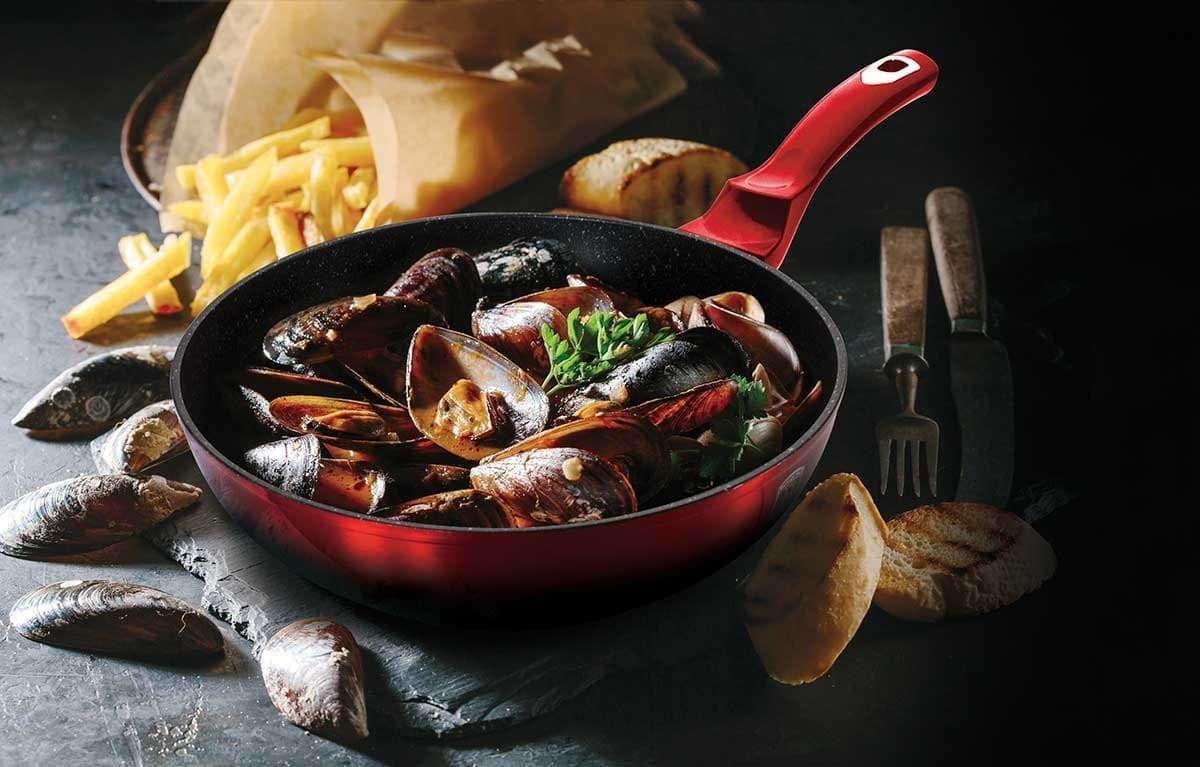 

WOK GRANITOWY 28cm BERLINGER HAUS BURGUNDY BH-1265