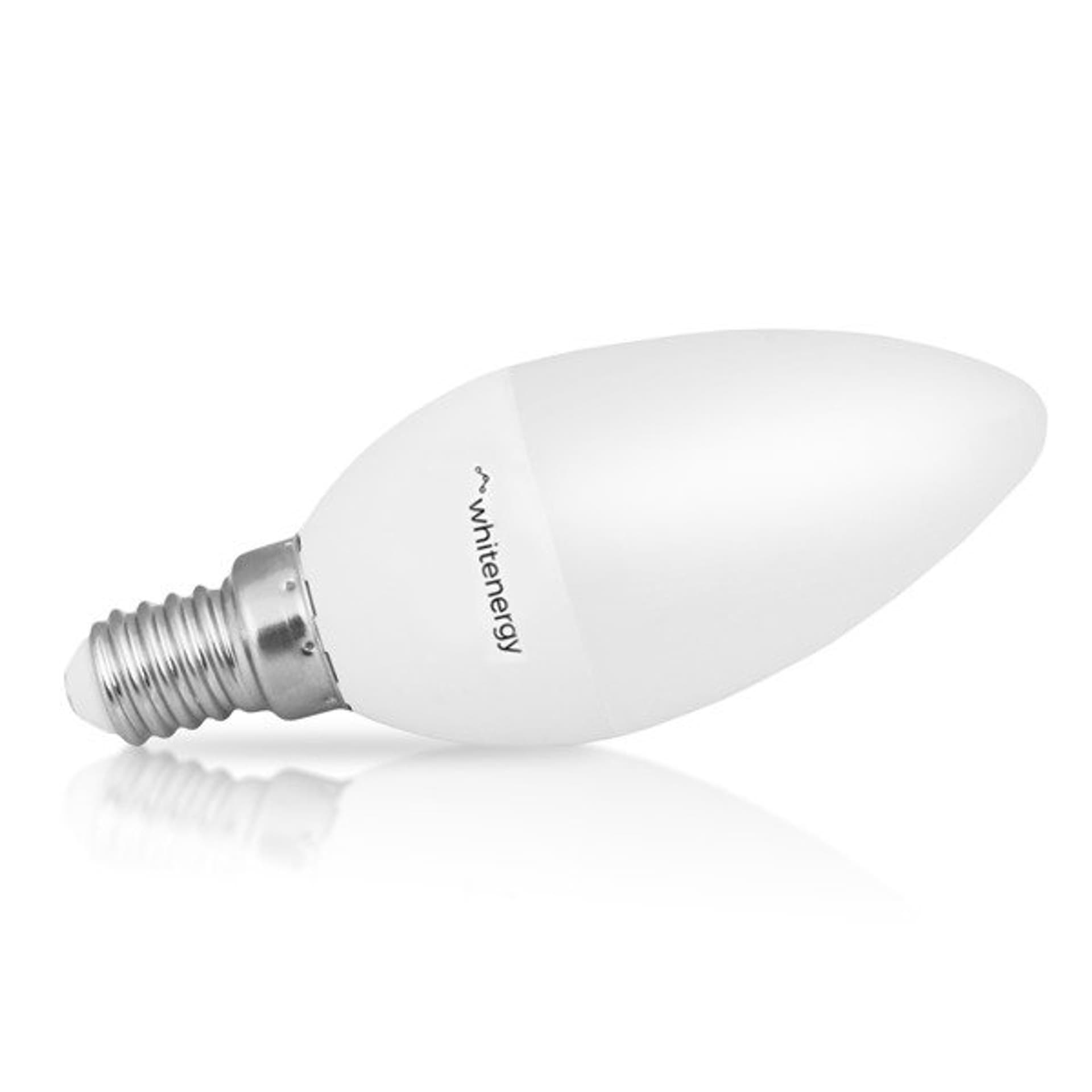 

Whitenergy Żarówka LED C37 E14 3W 240lm Ciepła biała Mleczna