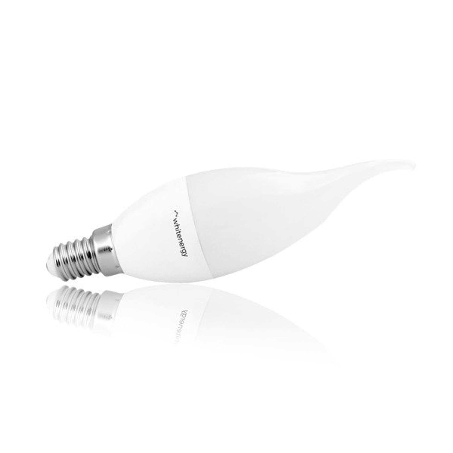 

Whitenergy Żarówka LED C37L E14 3W 240lm Ciepła biała Mleczna