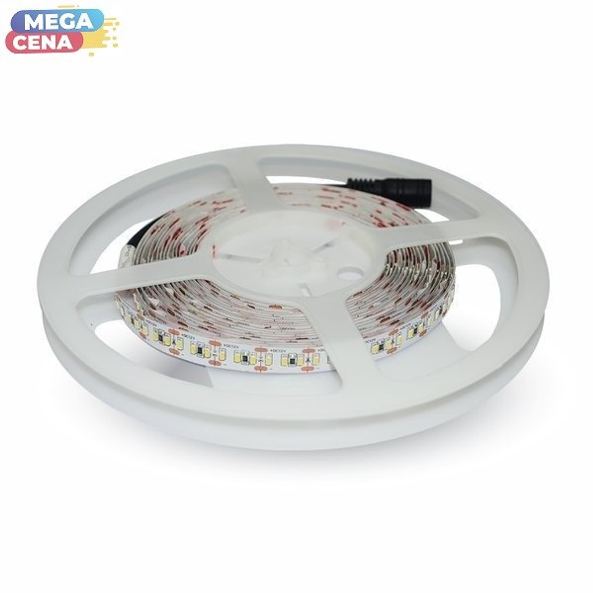 

V-TAC Taśma LED VT-3528 120-IP20 8mm 7,2Wat/m 4500K 600lm/m IP20