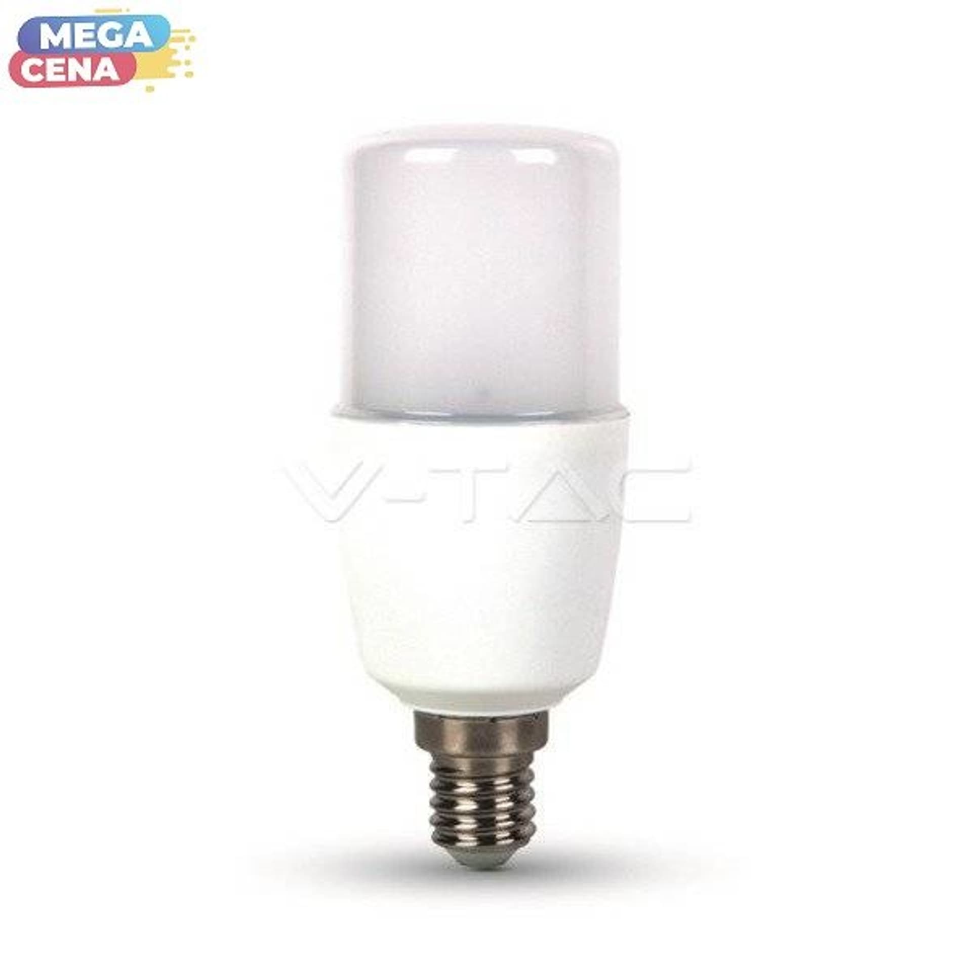 

V-TAC Żarówka LED VT-248 SAMSUNG CHIP 8W E14 T37 Plastikowa 3000K