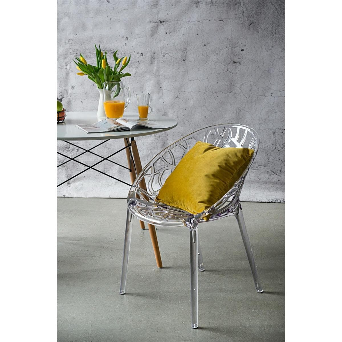 

Krzesło Coral transparent (Kolor transparentny)
