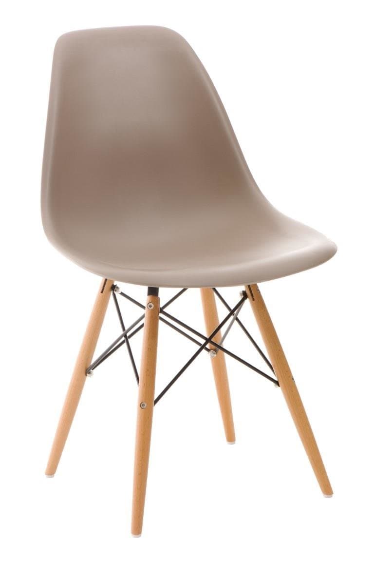 

Krzesło P016W PP mild grey, drewniane nogi (Kolor Szary)