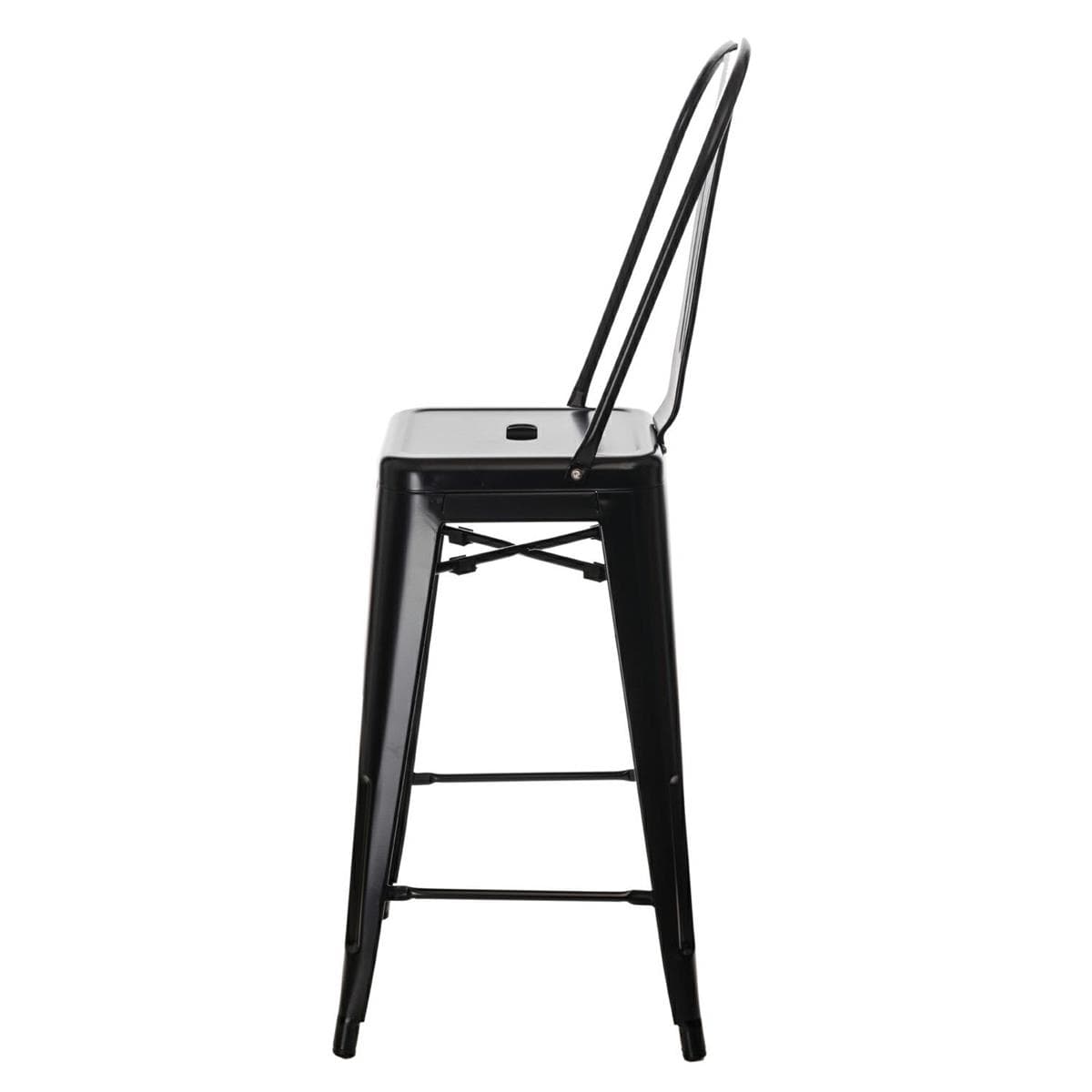 

Hoker Paris Back 66cm czarny inspirowany Tolix (Kolor Czarny)
