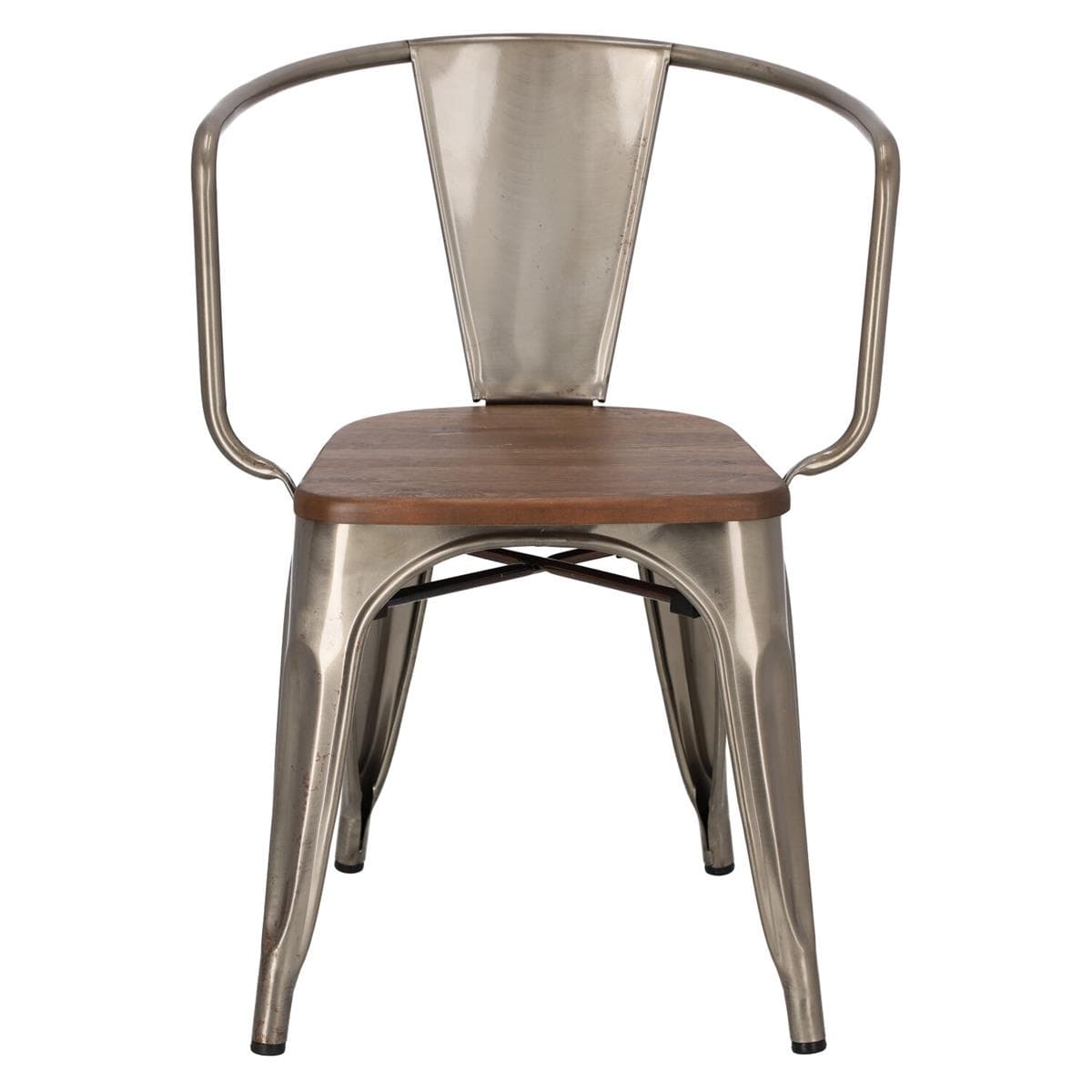 

Krzesło Paris Arms Wood metal sosna orze ch (Kolor metal)