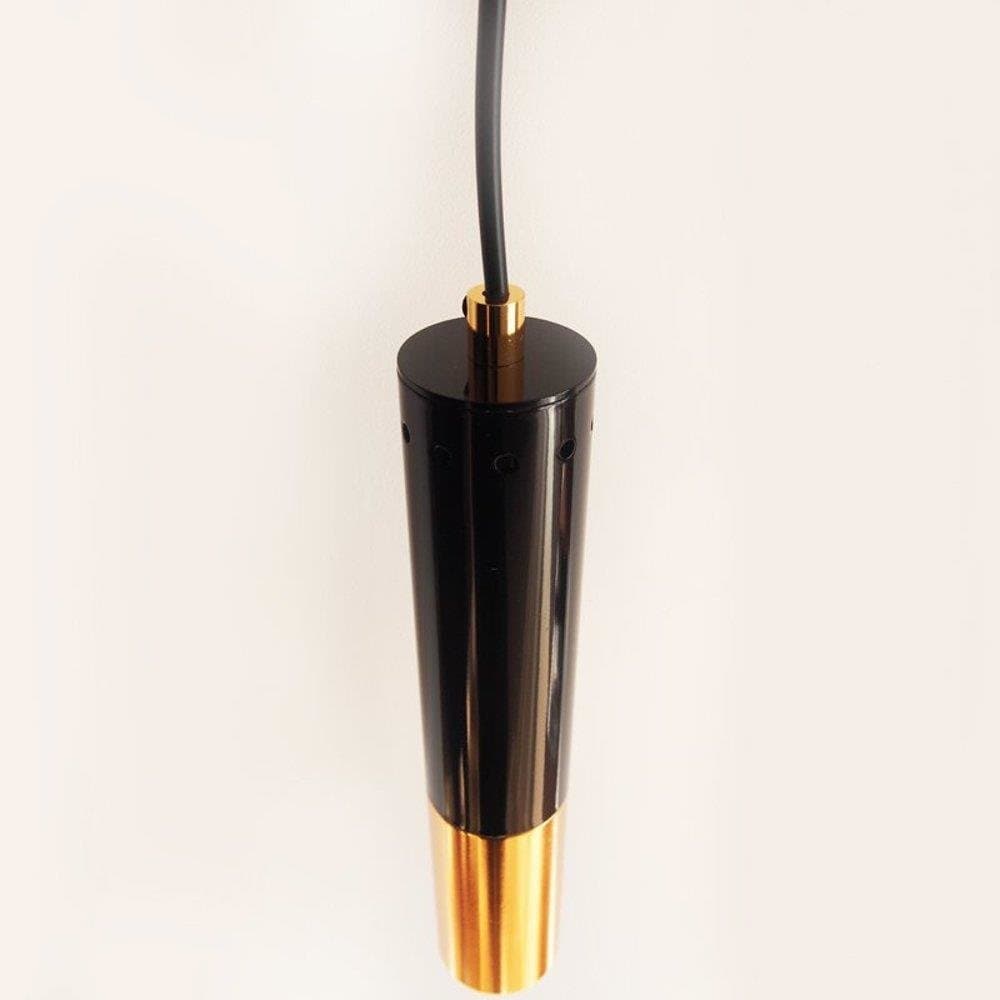 

Lampa wisząca GOLDEN PIPE-1 czarno złota 5 cm (Kolor czarny błyszczący)