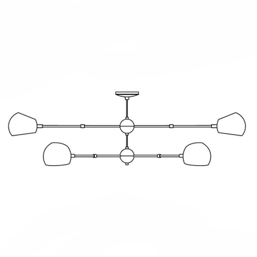 

Lampa wisząca ASTRONOMY-6 biała 165 cm (Kolor biały połysk)
