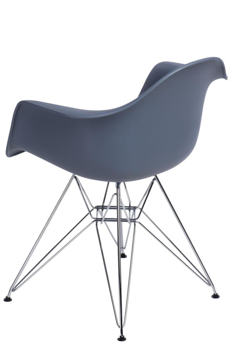 

Krzesło P018 PP dark grey, chrom nogi HF (Kolor Szary)