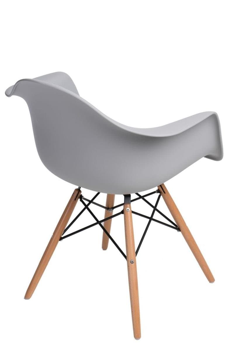 

Krzesło P018W PP light grey, drewniane nogi (Kolor Szary)