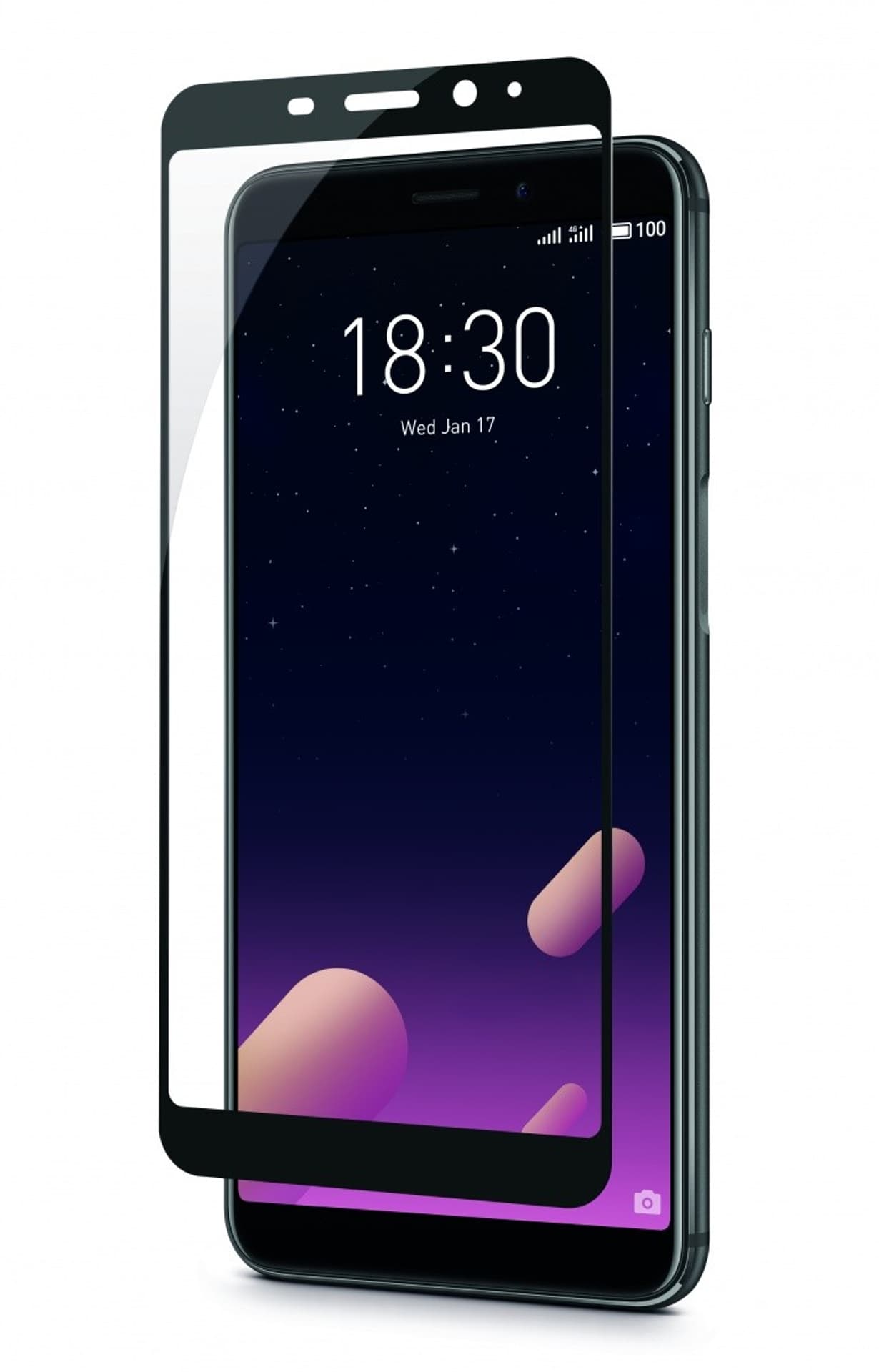 

Szkło ochronne 9H MEIZU M6S czarne