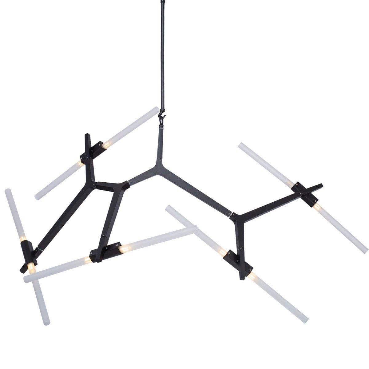 

Lampa wisząca STICKS-6 czarna (Kolor Czarny)