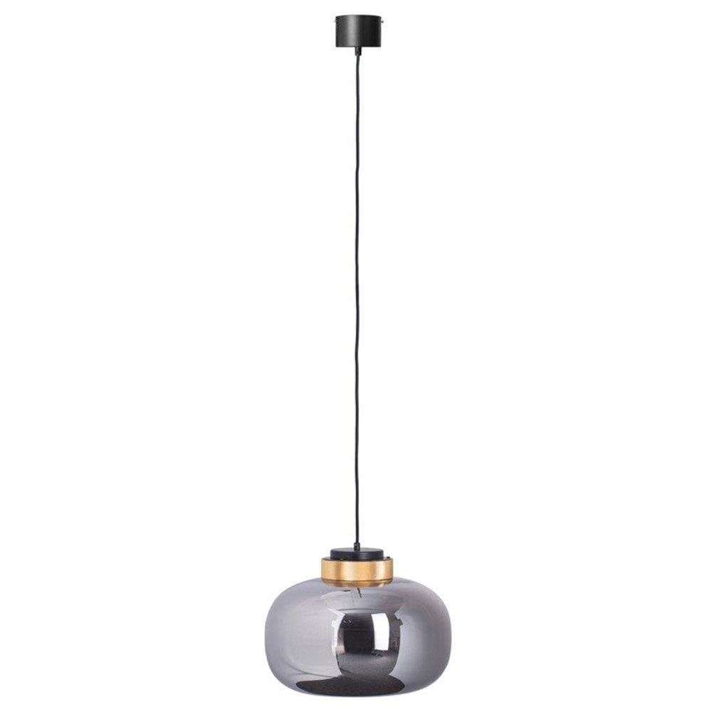 

Lampa wisząca BOOM LED szaro złota 35 cm (Kolor szkło przydymione)