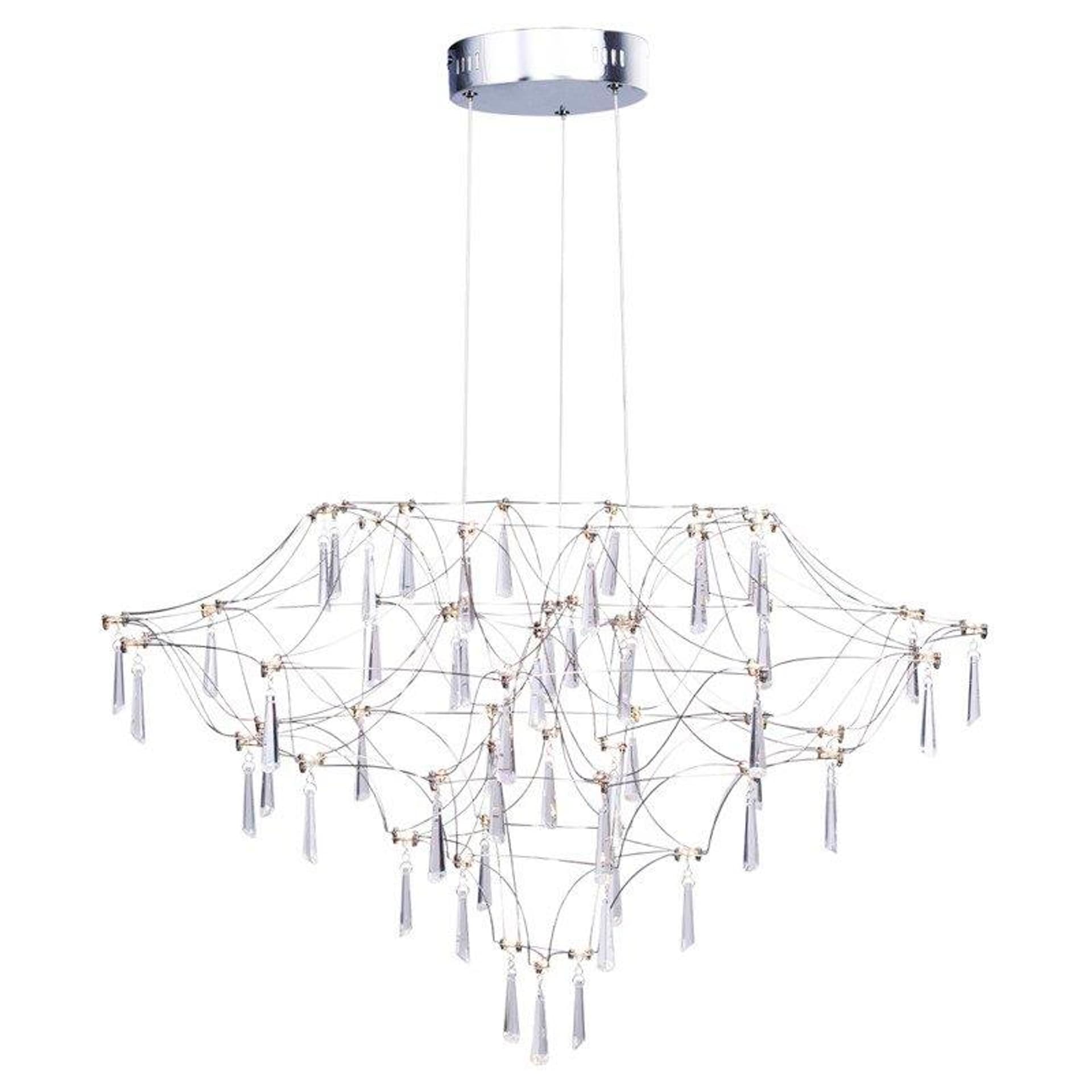

Lampa wisząca CRYSTAL NET LED 4561 lm (Kolor chrom)