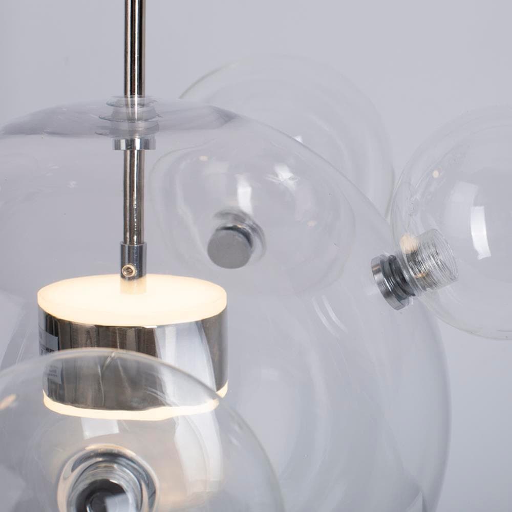 

Lampa wisząca BUBBLES 3+1 LED chrom 3000K (Kolor chrom)