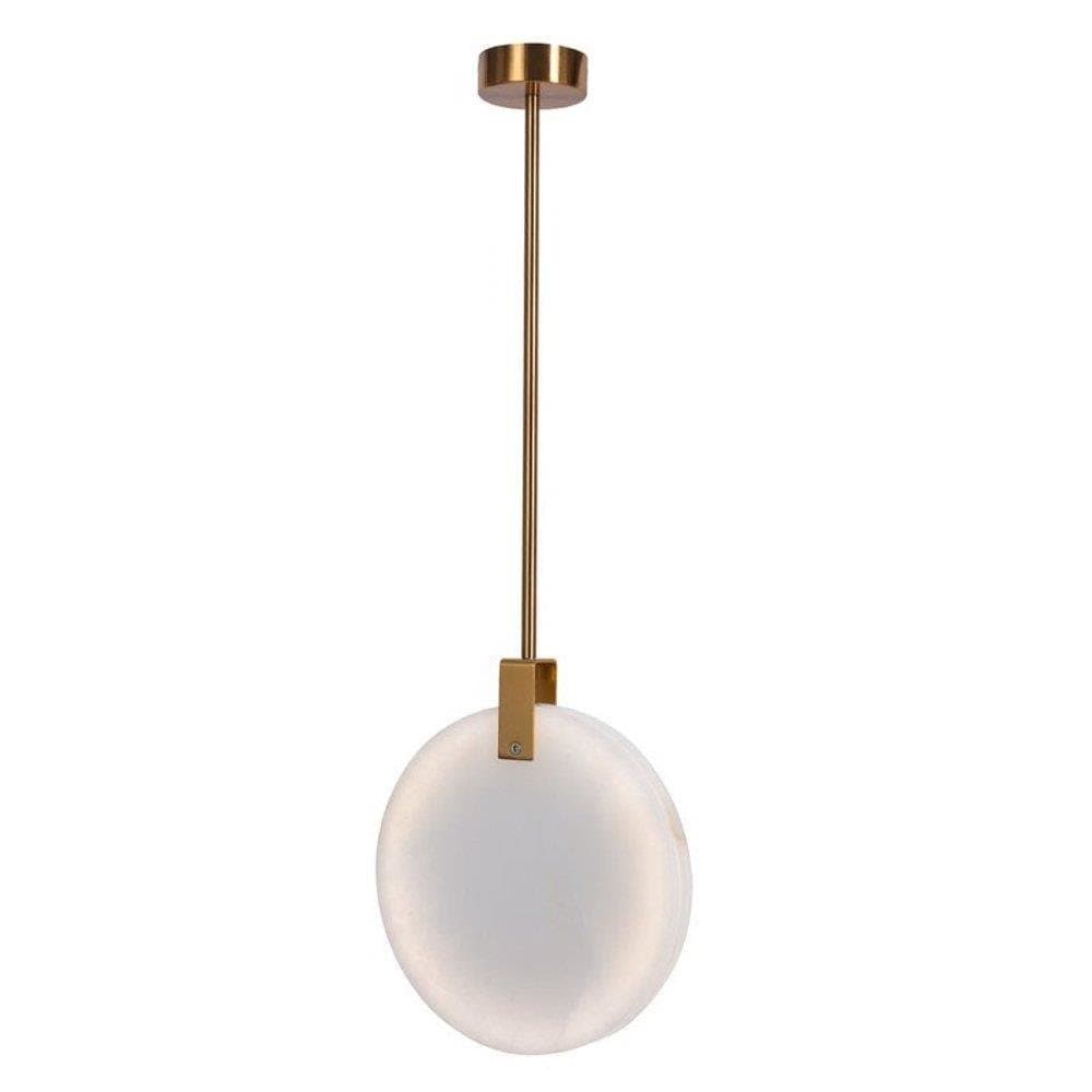 

Lampa wisząca MARBLE LED marmurowo złota 24 cm (Kolor mosiądz szczotkowany)