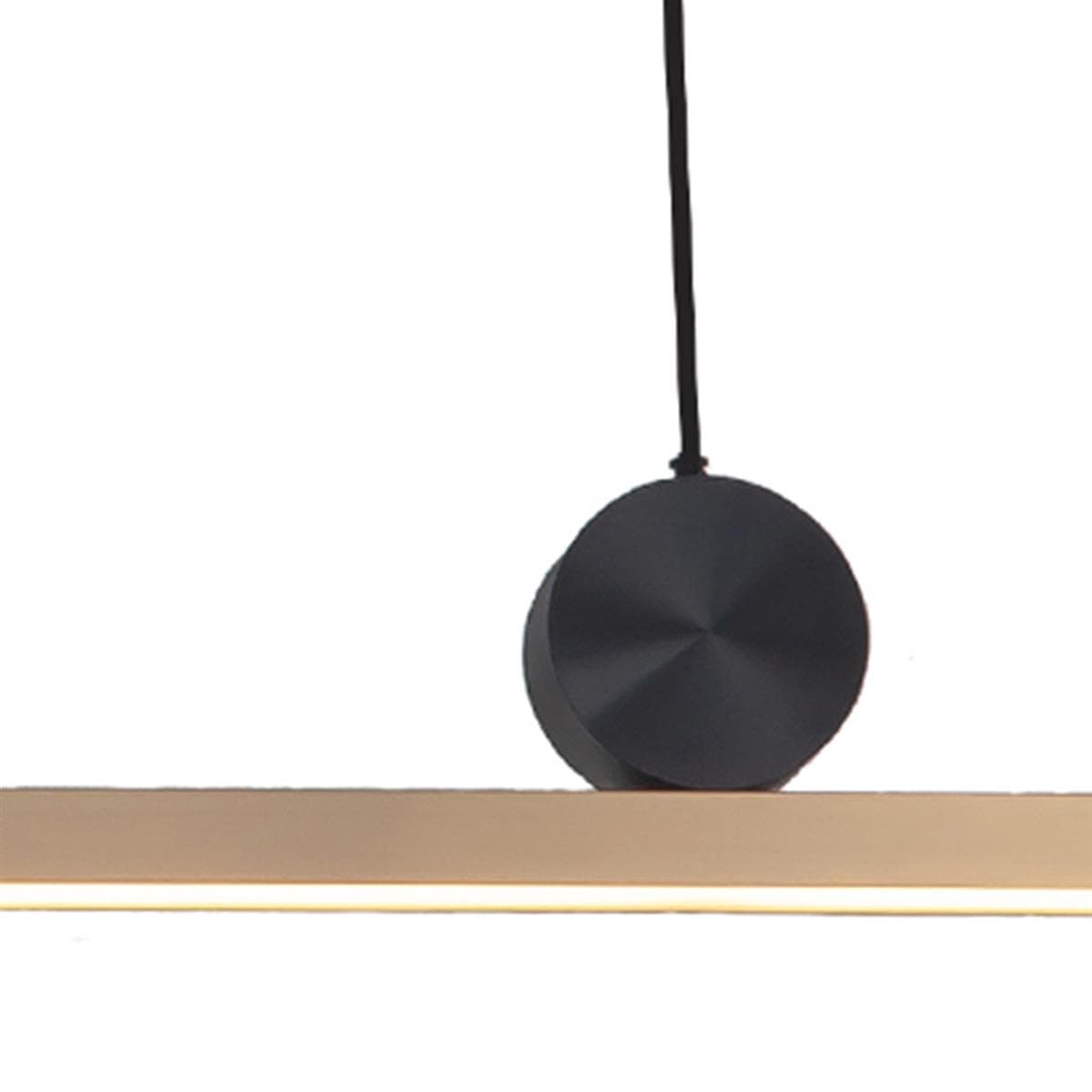 

Lampa wisząca BOOGIE LED złoto czarna 88 cm (Kolor złoty szczotkowany)
