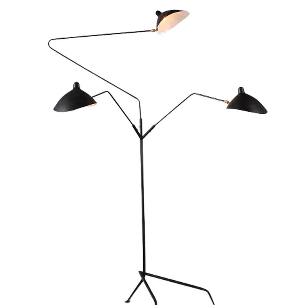 

Lampa podłogowa CRANE-F1 czarna 160 cm (Kolor czarny matowy)